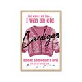 Picture of Vasilisa's Pink Cardigan _GroupedProduct_Rectangle_Portrait_Framed_Matted_