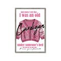 Picture of Vasilisa's Pink Cardigan _GroupedProduct_Rectangle_Portrait_Framed_Matted_