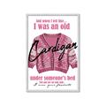 Picture of Vasilisa's Pink Cardigan _GroupedProduct_Rectangle_Portrait_Framed_Matted_