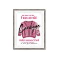 Picture of Vasilisa's Pink Cardigan _GroupedProduct_Rectangle_Portrait_Framed_Matted_