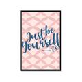Picture of Be Yourself _GroupedProduct_Rectangle_Portrait_Framed_Matted_