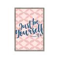 Picture of Be Yourself _GroupedProduct_Rectangle_Portrait_Framed_Matted_