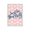 Picture of Be Yourself _GroupedProduct_Rectangle_Portrait_Framed_Matted_