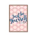 Picture of Be Yourself _GroupedProduct_Rectangle_Portrait_Framed_Matted_