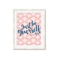 Picture of Be Yourself _GroupedProduct_Rectangle_Portrait_Framed_Matted_
