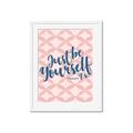 Picture of Be Yourself _GroupedProduct_Rectangle_Portrait_Framed_Matted_