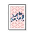 Picture of Be Yourself _GroupedProduct_Rectangle_Portrait_Framed_Matted_