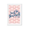 Picture of Be Yourself _GroupedProduct_Rectangle_Portrait_Framed_Matted_