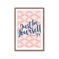 Picture of Be Yourself _GroupedProduct_Rectangle_Portrait_Framed_Matted_