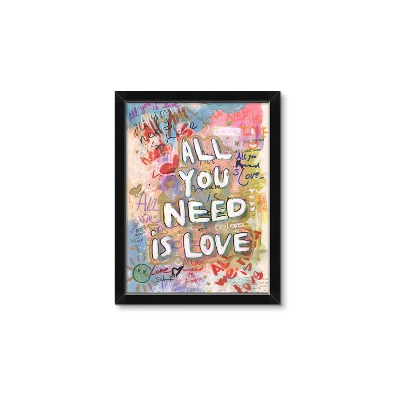 Picture of Love Graffiti I _GroupedProduct_Rectangle_Portrait_Framed_Matted_