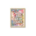 Picture of Love Graffiti I _GroupedProduct_Rectangle_Portrait_Framed_Matted_