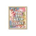 Picture of Love Graffiti I _GroupedProduct_Rectangle_Portrait_Framed_Matted_