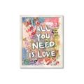 Picture of Love Graffiti I _GroupedProduct_Rectangle_Portrait_Framed_Matted_
