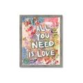 Picture of Love Graffiti I _GroupedProduct_Rectangle_Portrait_Framed_Matted_