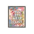 Picture of Love Graffiti I _GroupedProduct_Rectangle_Portrait_Framed_Matted_