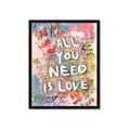 Picture of Love Graffiti I _GroupedProduct_Rectangle_Portrait_Framed_Matted_