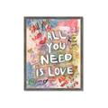 Picture of Love Graffiti I _GroupedProduct_Rectangle_Portrait_Framed_Matted_