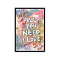 Picture of Love Graffiti I _GroupedProduct_Rectangle_Portrait_Framed_Matted_