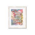 Picture of Love Graffiti I _GroupedProduct_Rectangle_Portrait_Framed_Matted_
