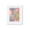 Picture of Love Graffiti I _GroupedProduct_Rectangle_Portrait_Framed_Matted_