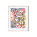 Picture of Love Graffiti I _GroupedProduct_Rectangle_Portrait_Framed_Matted_