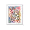 Picture of Love Graffiti I _GroupedProduct_Rectangle_Portrait_Framed_Matted_