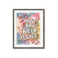 Picture of Love Graffiti I _GroupedProduct_Rectangle_Portrait_Framed_Matted_