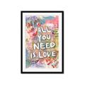 Picture of Love Graffiti I _GroupedProduct_Rectangle_Portrait_Framed_Matted_