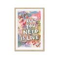 Picture of Love Graffiti I _GroupedProduct_Rectangle_Portrait_Framed_Matted_