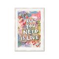 Picture of Love Graffiti I _GroupedProduct_Rectangle_Portrait_Framed_Matted_