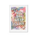 Picture of Love Graffiti I _GroupedProduct_Rectangle_Portrait_Framed_Matted_