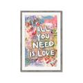 Picture of Love Graffiti I _GroupedProduct_Rectangle_Portrait_Framed_Matted_