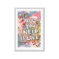 Picture of Love Graffiti I _GroupedProduct_Rectangle_Portrait_Framed_Matted_