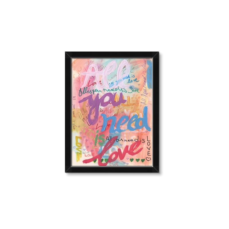 Picture of Love Graffiti II _GroupedProduct_Rectangle_Portrait_Framed_Matted_