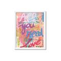 Picture of Love Graffiti II _GroupedProduct_Rectangle_Portrait_Framed_Matted_