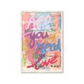 Picture of Love Graffiti II _GroupedProduct_Rectangle_Portrait_Framed_Matted_