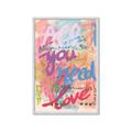 Picture of Love Graffiti II _GroupedProduct_Rectangle_Portrait_Framed_Matted_