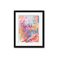 Picture of Love Graffiti II _GroupedProduct_Rectangle_Portrait_Framed_Matted_