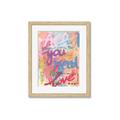 Picture of Love Graffiti II _GroupedProduct_Rectangle_Portrait_Framed_Matted_