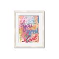 Picture of Love Graffiti II _GroupedProduct_Rectangle_Portrait_Framed_Matted_