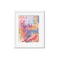 Picture of Love Graffiti II _GroupedProduct_Rectangle_Portrait_Framed_Matted_