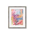 Picture of Love Graffiti II _GroupedProduct_Rectangle_Portrait_Framed_Matted_