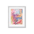 Picture of Love Graffiti II _GroupedProduct_Rectangle_Portrait_Framed_Matted_