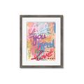 Picture of Love Graffiti II _GroupedProduct_Rectangle_Portrait_Framed_Matted_