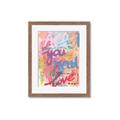 Picture of Love Graffiti II _GroupedProduct_Rectangle_Portrait_Framed_Matted_