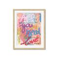 Picture of Love Graffiti II _GroupedProduct_Rectangle_Portrait_Framed_Matted_