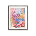 Picture of Love Graffiti II _GroupedProduct_Rectangle_Portrait_Framed_Matted_
