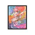 Picture of Love Graffiti III _GroupedProduct_Rectangle_Portrait_Framed_Matted_