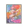 Picture of Love Graffiti III _GroupedProduct_Rectangle_Portrait_Framed_Matted_