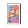 Picture of Love Graffiti III _GroupedProduct_Rectangle_Portrait_Framed_Matted_